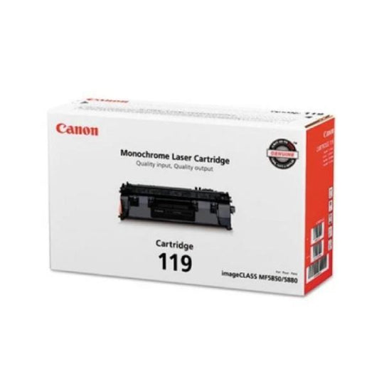 Canon CRG-119 Black Toner Cartridge, Canon 3479B001