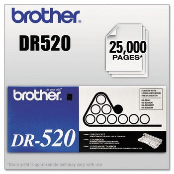 OEM/Original Brother DR-520 Drum Black, Standard Yield | Databazaar