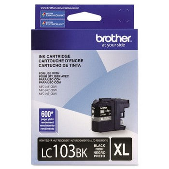Brother LC-103BK Black, High Yield Ink Cartridges