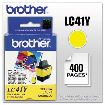 Brother LC-41Y Yellow Ink Cartridge
