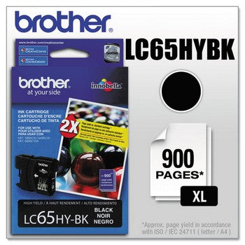 Brother LC-65BK Black, High Capacity Ink Cartridge