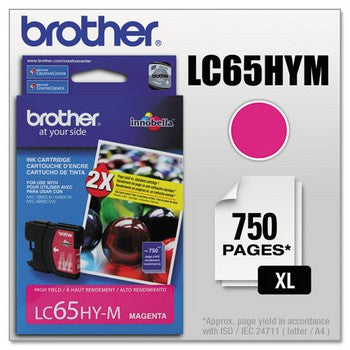 Brother LC-65M Magenta, High Capacity Ink Cartridge