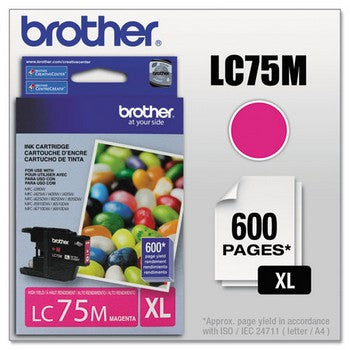Brother LC-75M Magenta, High Yield Ink Cartridge