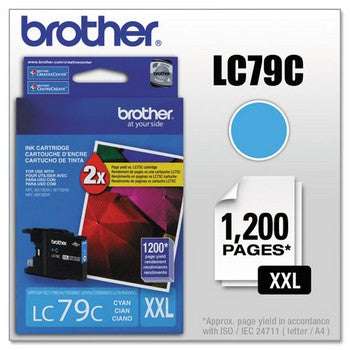 Brother LC-79C Cyan, Extra High Yield Ink Cartridge