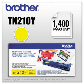 Brother TN-210Y Yellow Toner Cartridge