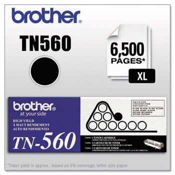 Brother TN-560 Black, High Yield Toner Cartridge