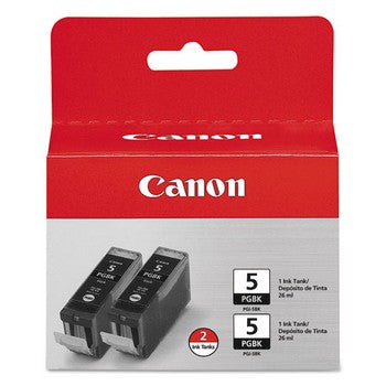 Canon PGI-5 Black, Twin Pack Ink Cartridge, Canon 0628B009