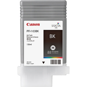Canon PFI-103BK Black Ink Cartridge, Canon 2212B001AA