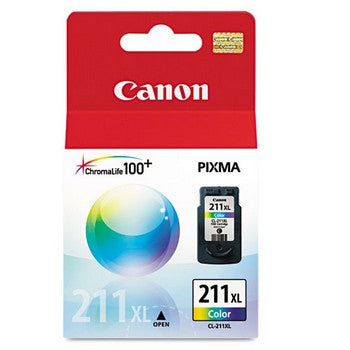 Canon CL-211XL Color, Extra Large Ink Cartridge, Canon 2975B001