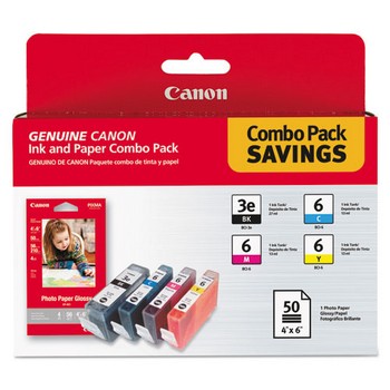Canon BCI-3 / BCI-6 Color, Paper Ink Combo Pack, Canon 4479A292