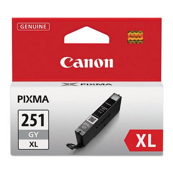 Canon CLI-251XL Gray, High Yield Ink Cartridge, Canon 6452B001
