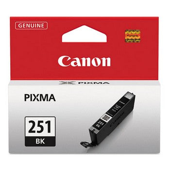 Canon CLI-251 Black, Standard Yield Ink Cartridge, Canon 6513B001
