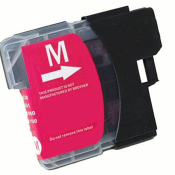 Generic Brand (Brother LC61M) Remanufactured Magenta, Standard Yield Ink Cartridge, Generic LC61M