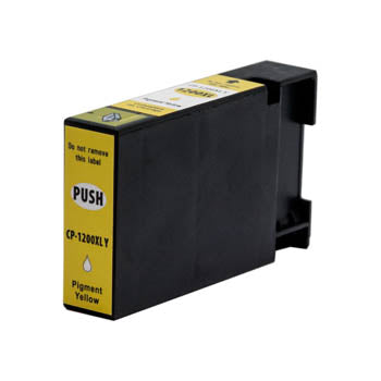 Generic Brand (Canon PGI-1200XLY) Remanufactured Yellow, High Yield Ink Cartridge, Generic PGI1200XLY