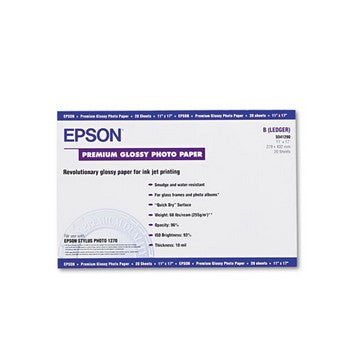 Epson 11 x 17 Premium Glossy Photo Paper (S041290)