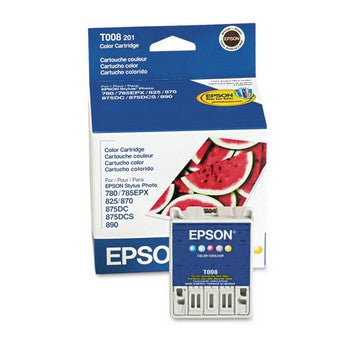 Epson T008 Color Ink Cartridge, Epson T008201