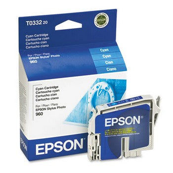 Epson T0332 Cyan Ink Cartridge, Epson T033220
