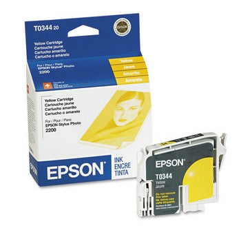 Epson T0344 Yellow Ink Cartridge, Epson T034420