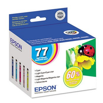 Epson 77 Color, Multi Pack Ink Cartridge, Epson T077920