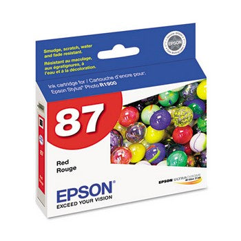 Epson 87 Red Ink Cartridge, Epson T087720