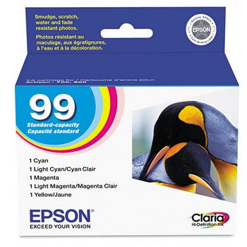Epson 99 Color, Value Pack Ink Cartridge, Epson T099920