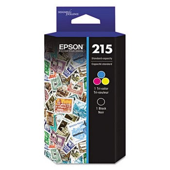 Epson T215 Cyan, Magenta, Yellow, Ultra Ink Ink Cartridge, Epson T215120BCS