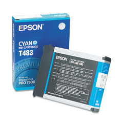 Epson T483 Cyan Ink Cartridge, Epson T483011
