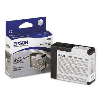 Epson T5809 Light Black Ink Cartridge, Epson T580900