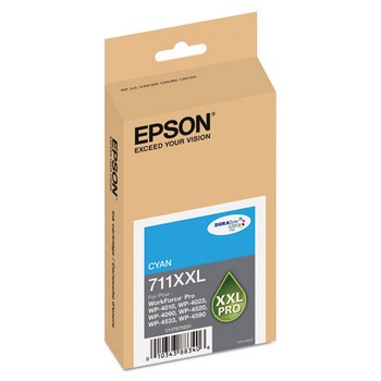 Epson T711XXL220 Cyan, High Yield Ink Cartridge