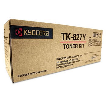 Kyocera TK827Y Yellow Toner Cartridge
