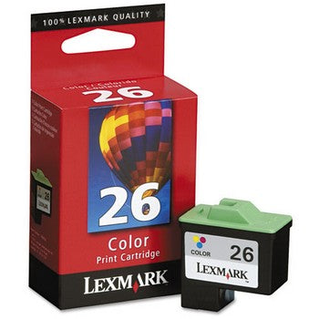 Lexmark 26 Color Ink Cartridge, Lexmark 10N0026