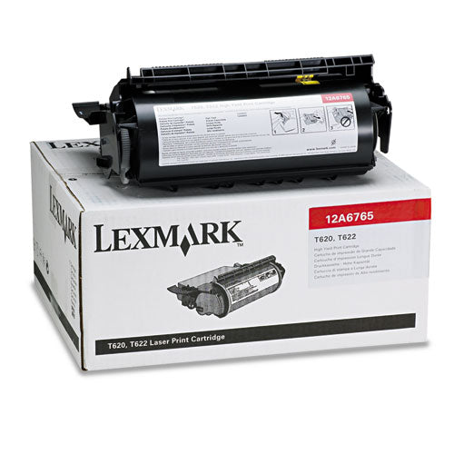 Lexmark 12A6765 Black, High Yield Toner Cartridge