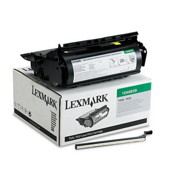 Lexmark 12A6839 Black, High Yield Toner Cartridge