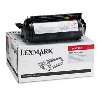 Original/Genuine Lexmark 12A7362 Toner Cartridge, Black | Databazaar
