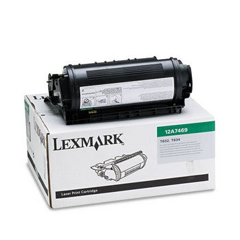 Lexmark 12A7469 Black, Extra High Yield Toner Cartridge