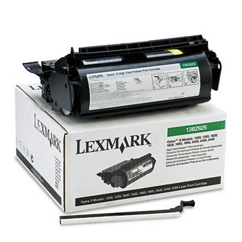 Lexmark 1382925 Black, High Yield Toner Cartridge