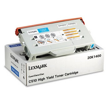 Lexmark 20K1400 Cyan, High Yield Toner Cartridge