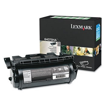 OEM/Genuine Lexmark 64075HA Toner Cartridge - Black, High Yield