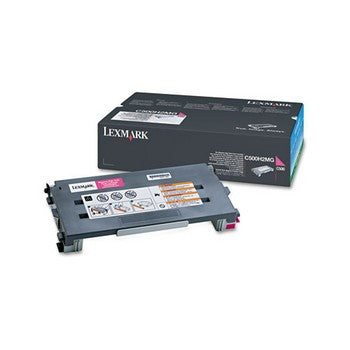 Lexmark C500H2MG Magenta, High Yield Toner Cartridge