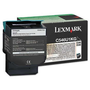 Lexmark C546U1KG Black, Extra High Yield Toner Cartridge
