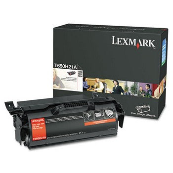 Lexmark T650H21A Black, High Capacity Toner Cartridge