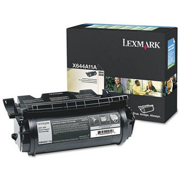 Lexmark X644A11A Black, High Yield Toner Cartridge