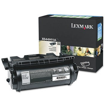 Lexmark X644H11A Black, High Yield Toner Cartridge