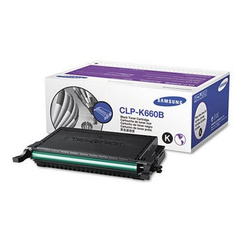 Samsung CLP-K660B Black High Yield Toner Cartridge, Samsung CLPK660B