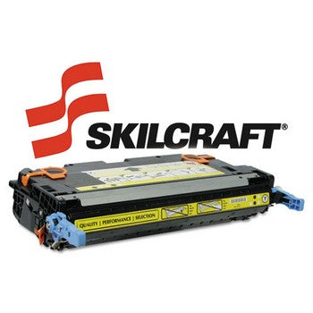 Compatible HP 643A Yellow, Standard Yield Toner Cartridge, SKILCRAFT SKL-Q5952A