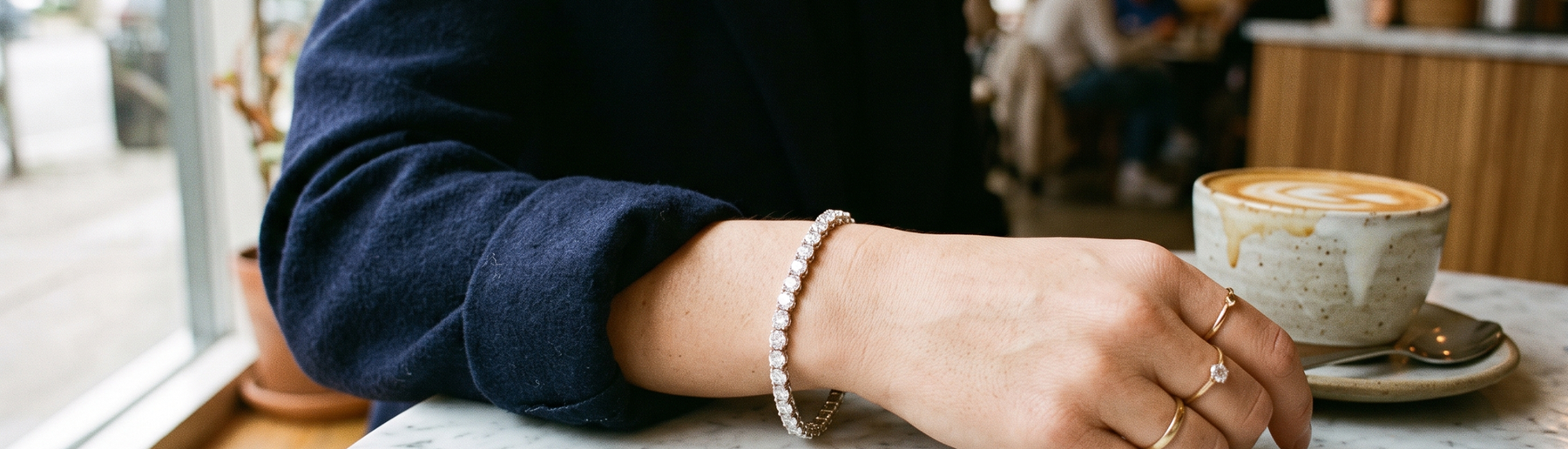 How to Style a Lab-Grown Diamond Tennis Bracelet for Every Part of Your Day