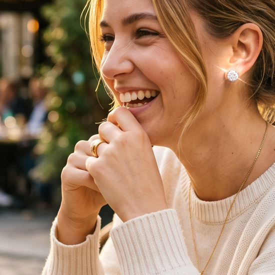 Yellow Gold vs. White Gold Lab-Grown Diamond Studs: Which Should You Choose?