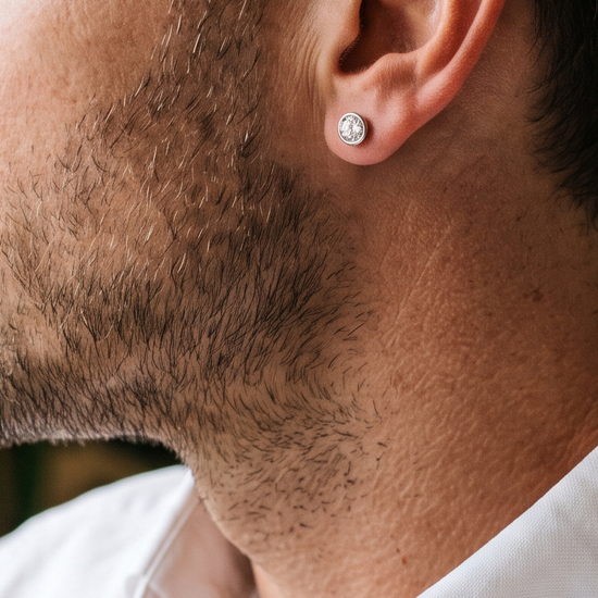Lab-Grown Diamond Stud Earrings for Men: A Buyer's Guide