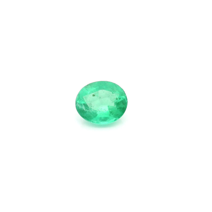 0.70ct Oval Natural Emerald (Colour Green, Clarity Slightly Included, Cut Faceted)