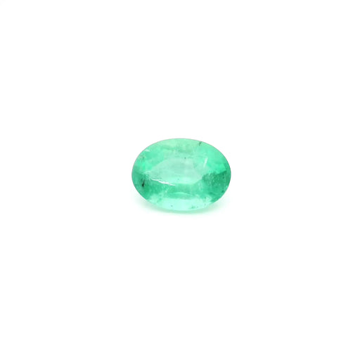 0.71ct Oval Natural Emerald (Colour Green, Clarity Slightly Included, Cut Faceted)